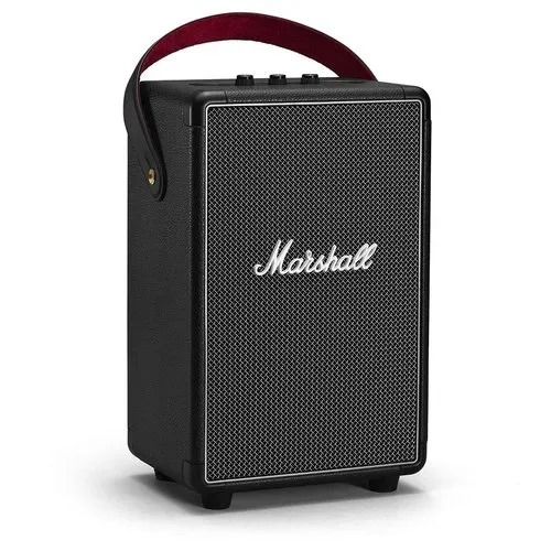 Marshall Tufton Portable Bluetooth Speaker - Rugged Metal Grille, 20+ Hours Playtime | Multi-Directional 3-Way Sound, IPX2 Water-Resistant, Quick Charge