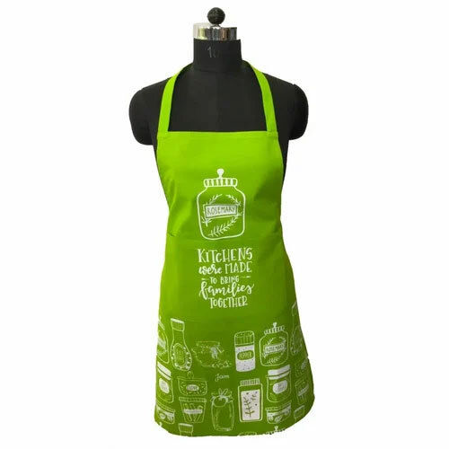 Printed Cotton Apron - Color: Multicolor