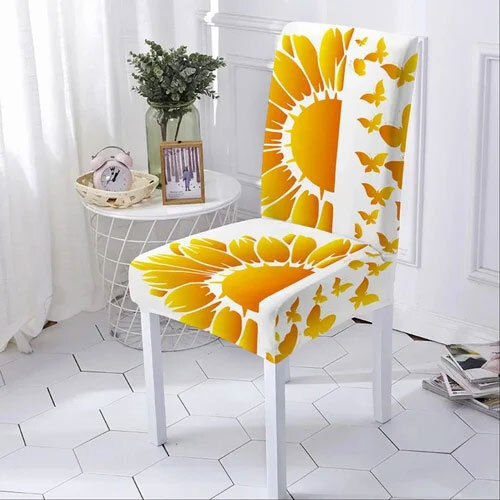 Customized Chair Cover - Color: White