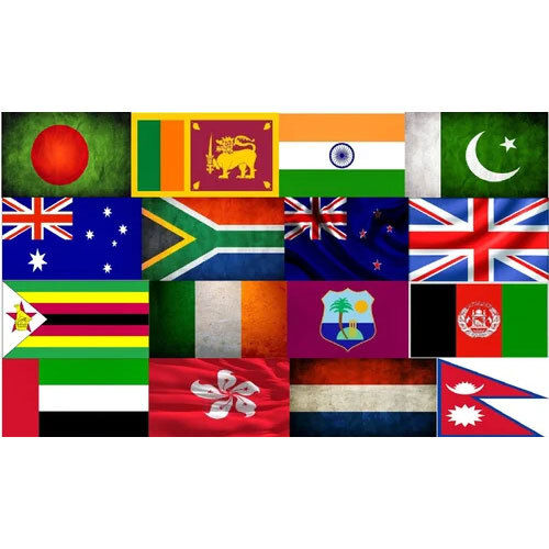 Cricket World Cup Flags