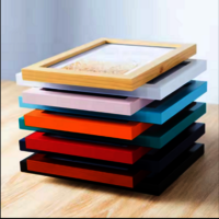 Top Seller Photo Frame Premium Table Photo Frame A4 / A3 Picture Frame Wall Wedding Photo Frame - Finishing: Carving