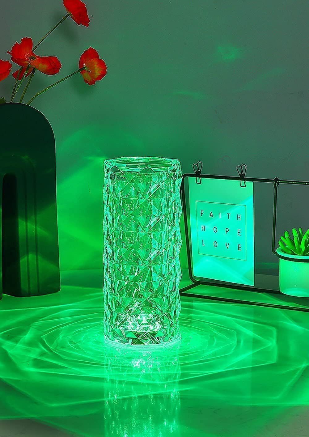 CRYSTAL DIAMOND TABLE LAMP (BIG SIZE)