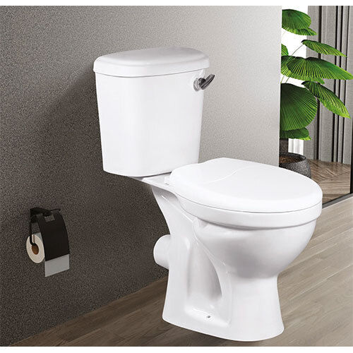 Italian Two Piece Set Front Flush - Color: White