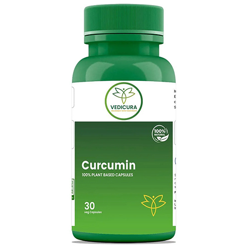 Curcumin 100% Plant Based Capsules - Product Type: Ayurvedic Medicine