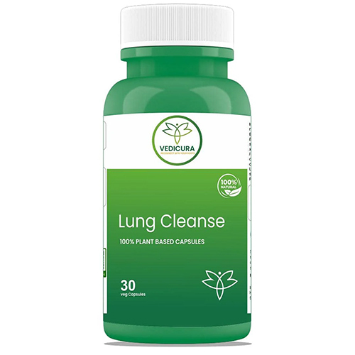 Lung Cleanse Capsules - Suggested Dosage as Per Doctor's Advice | Ideal for Smokers and Urban Dwellers, Store in a Cool & Dry Place