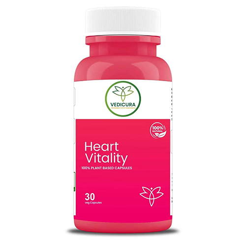 Heart Vitality Cardiovascular Support Formula Capsules - Product Type: Ayurvedic Medicine