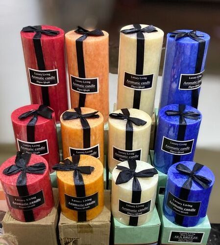 Pillar Candles Scented Candles For Home Decor and Aromatherapy