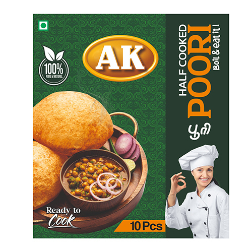 Half Cooked Poori Packaging Pouch