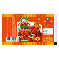 Fish Fry Masala Packaging Pouch - Color: Multicolour