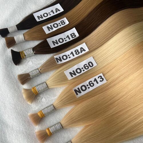 COLOURED  INDIAN TEMPLE HAIR VIRGIN HUMAN HAIR  COLOURED HUMAN HIAR REMY QUALITY HAIR BUNDLES