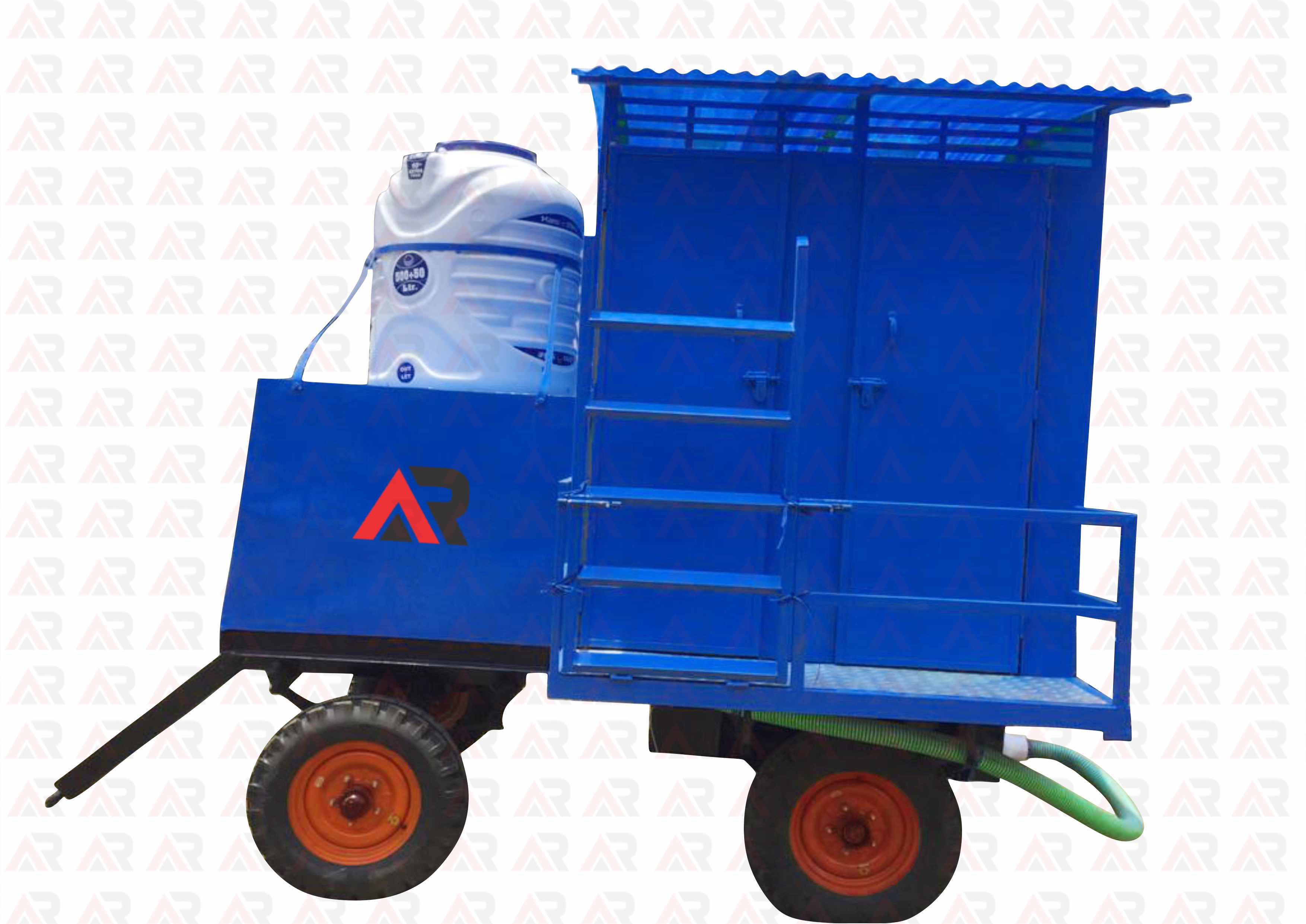 FRP 4-Seater Mobile Toilet Van