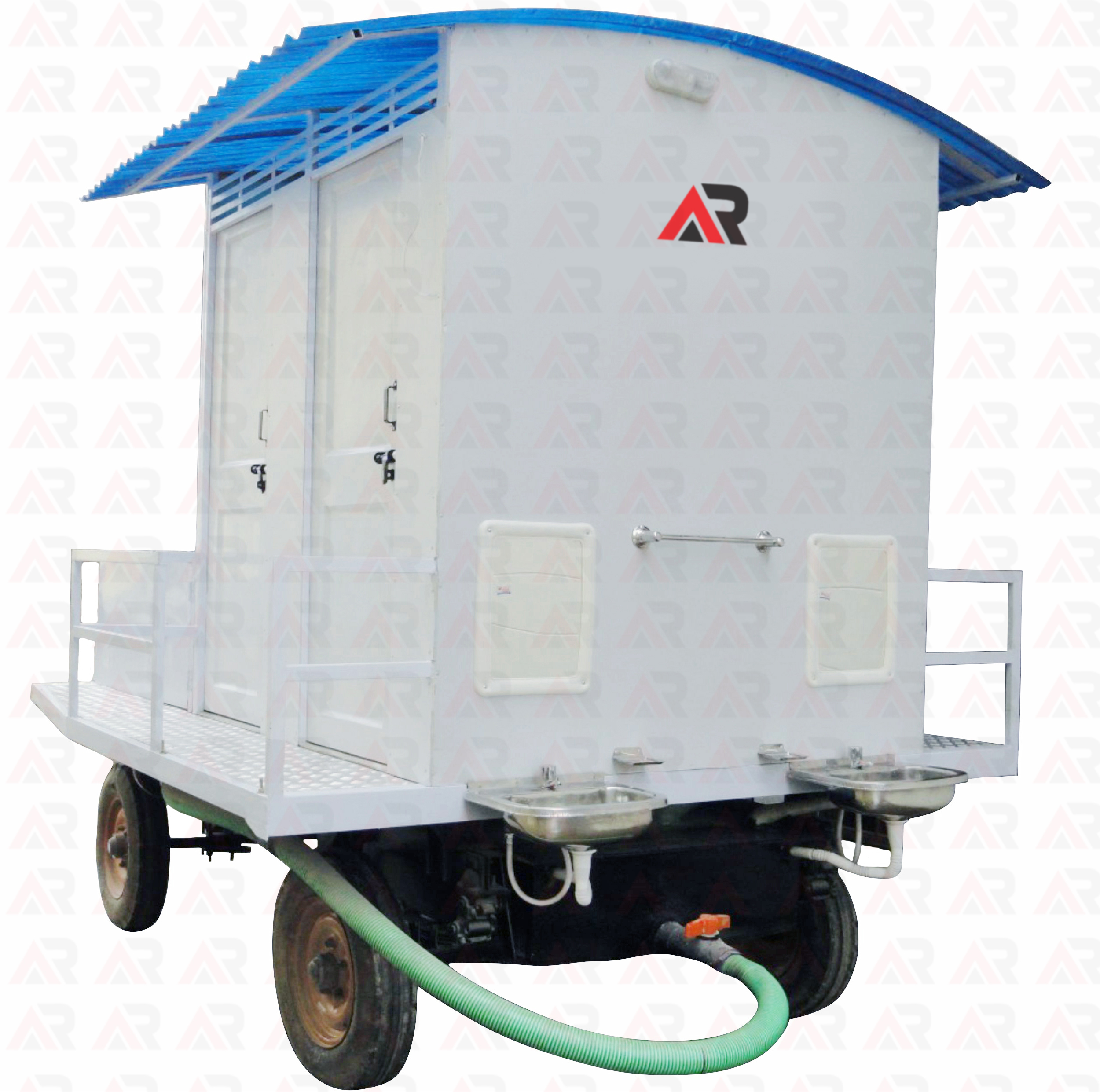 FRP 4-Seater Mobile Toilet Van