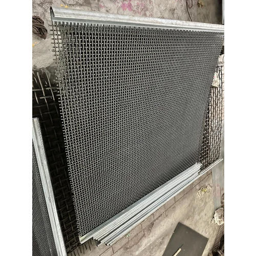 Square Spring Steel Screen Wire Mesh - Wire Gauge: 1Mm To 12Mm