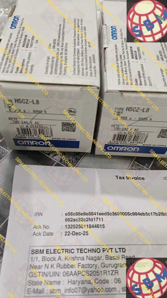 OMRON ,TIMER 100-240VAC, H5CZ-L8