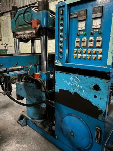 RUBBER COMPRESSION MACHINE 350 TON SINGLE STATION