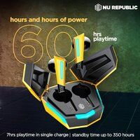 Nu Republic Transform-X Earphone, Earbuds Bluetooth Wireless with X-Bass, ENC Technology