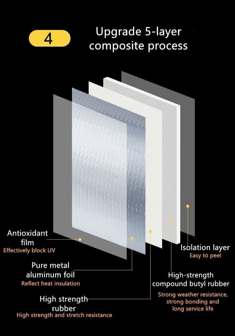 ALUMINIUM TAPE 5 METER HEAVY QUALITY