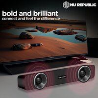 Nu Republic Sound bar 20 Bluetooth Soundbar with X-Bass Technology