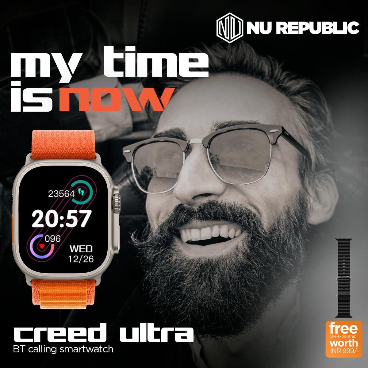 Nu Republic Creed Ultra Smartwatch with 2.0