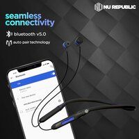 Nu Republic Jive J2 Bluetooth Headset with Upto 20 hrs Playtime, X-Bass Technology