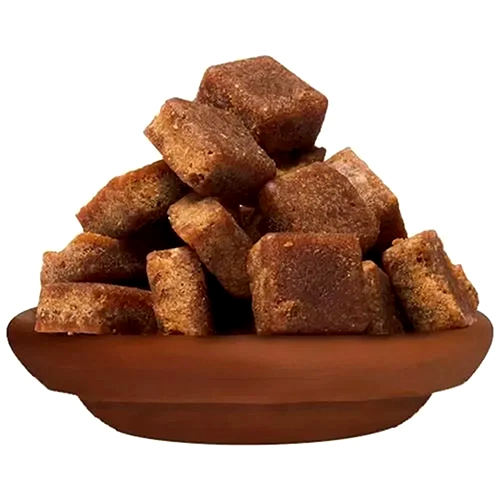 Natural Sugarcane Jaggery - High-Protein Sweetener, Organic Option in Recyclable Box, 6 Month Shelf Life - Ideal for Desserts, Drinks, and Sauces