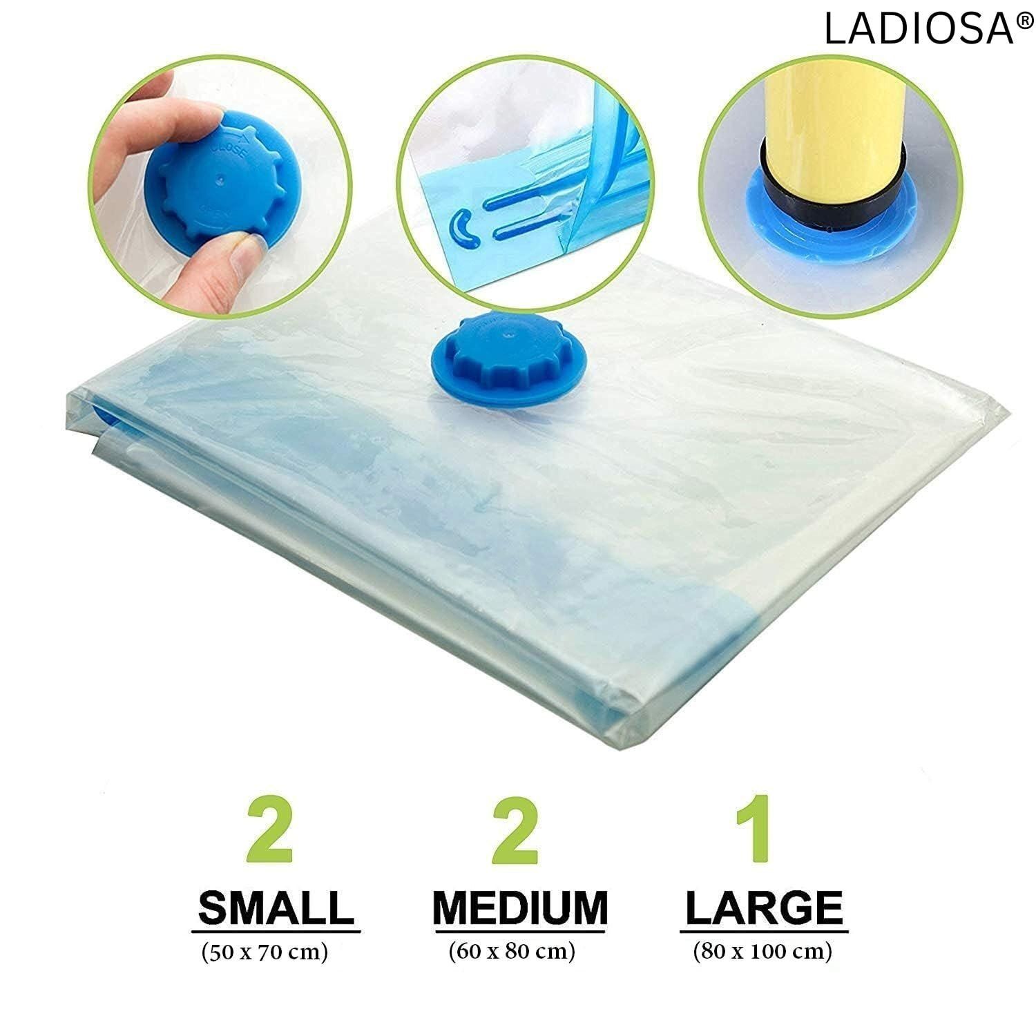 vacuum bag with pump