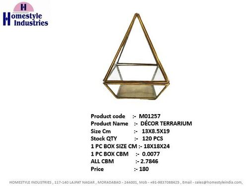 Terrarium Box - Color: Different Colors Available