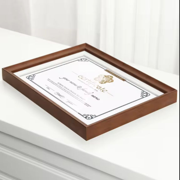 4x6 5x7 6x8 8x10 8x12 12x16 Brown Synthetic Wood Photo frame Certificate picture frames