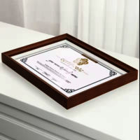 4x6 5x7 6x8 8x10 8x12 12x16 Brown Synthetic Wood Photo frame Certificate picture frames