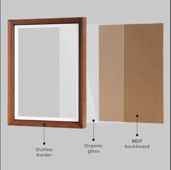 4x6 5x7 6x8 8x10 8x12 12x16 Brown Synthetic Wood Photo frame Certificate picture frames