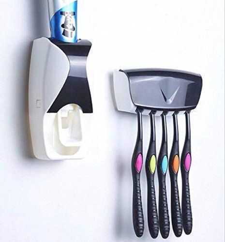 color toothbrush dispenser chinese quality (black)