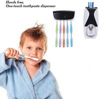 color toothbrush dispenser chinese quality (black)