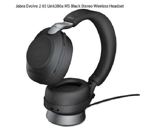 Jabra Evolve 2 85 Link380a MS Black Stereo Wireless Headset