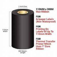 105mm x 300m Wax Resin Ribbon