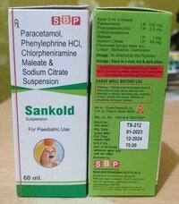 SANKOLD SUSPENSION SYRUP FOR PEADIATRIC USE