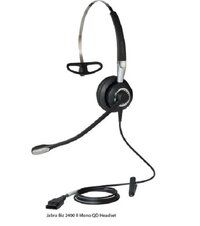 Jabra Biz 2400 II Mono QD Headset, Black