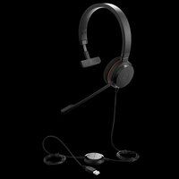 Jabra Evolve 20 MS Stereo USB-C Wired Headset, Black