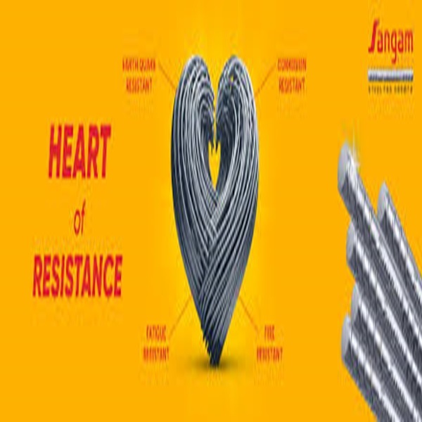 12MM SANGAM STEEL TMT BARS