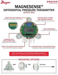 DWYER MSX-W11-IN Differential Pressure Transmitter