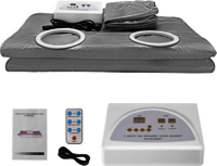 Biotronix Body Shaper Weight Loss Sauna Thermal Heating Blanket 2 Parts Zone With Remote Control - Color: White