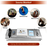 Biotronix Full Body Heating Blanket Far IR Infrared 2 Zone/Parts Weight Loss Body Detox