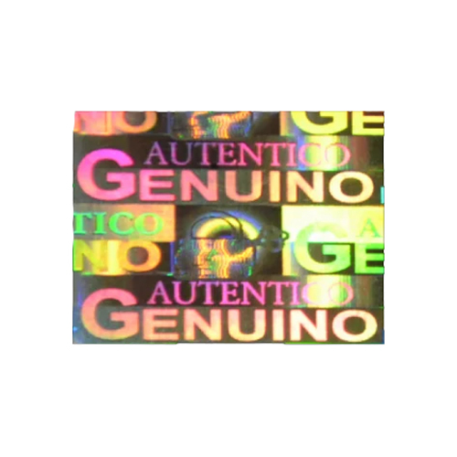 15mm x 20mm Genuino Autentico Rectangle Hologram Stickers