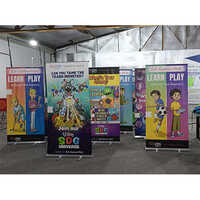 Roll Up Standee - Durable Fabric Material, 78x33 Inches , Lightweight And Portable Design For Easy Setup