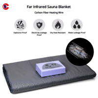 Biotronix Infrared Sauna Blanket Foldable Sauna Fitness Blanket Steam Sauna Blanket Slimming Blanket