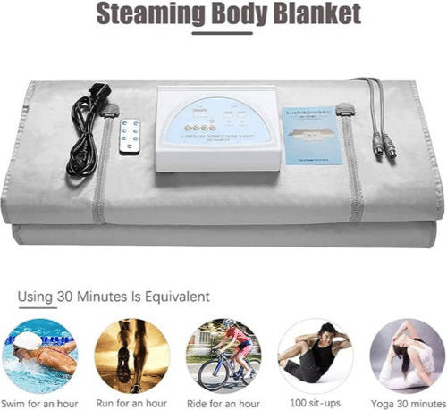 Biotronix Far Infrared Heat Sauna Blanket,portable Sauna Bag Blanket Weight Loss And Physiotherapy