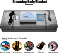 Biotronix Far Infrared Heat Sauna Blanket,portable Sauna Bag Blanket Weight Loss And Physiotherapy - Color: White