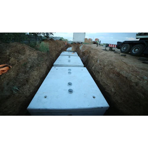 500 Kld Aerobic Wastewater Treatment Plant - Material: Concrete