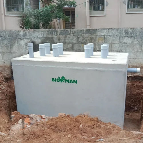 5000 L Concrete Bio Septic Tank - Membrane Size: Customized