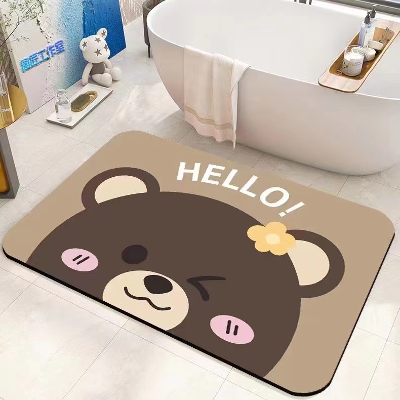 Easy Clean Modern Diatom Mud Mat Bathroom Kitchen