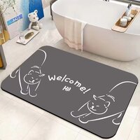 Easy Clean Modern Diatom Mud Mat Bathroom Kitchen
